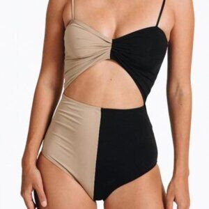 Aniela Parys Marina Two-Tone Swimsuit NWT